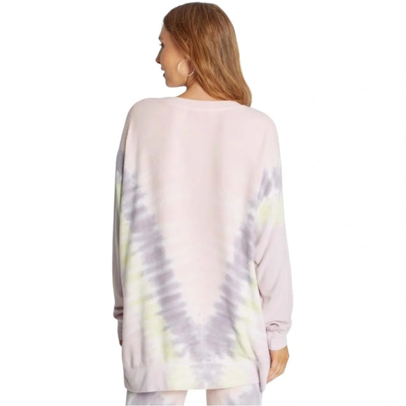 Wildfox Lonely Hearts Club Aurora Tie Dye Roadtrip Sweatshirt Women Small NWT - Picture 5 of 15